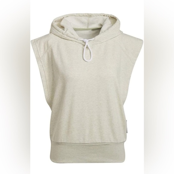 ADIDAS Studio Lounge Hooded Tee in Botanic Green - Picture 4 of 11